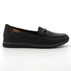Pierre Cardin Josephine 10 Moccasin - Black