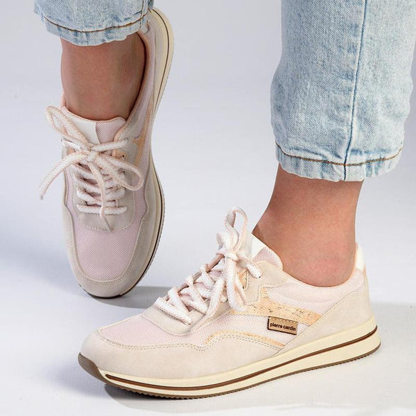 Pierre Cardin Josephine 9 Lace Up Sneaker - Pink Multi-Pierre Cardin-Buy shoes online