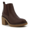 Pierre Cardin Junas Gusset Bloch Heel Boot - Brown