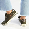 Pierre Cardin Lace Up Sneaker - Olive