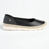 Pierre Cardin Ladies 2 Toned Slip On - Black-Pierre Cardin-Buy shoes online