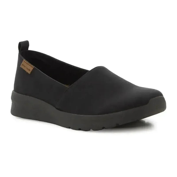 Pierre Cardin Ladies A Line Flat - Black