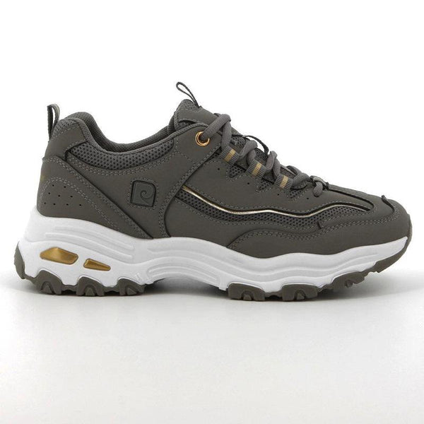 Pierre Cardin Ladies Chunky Sneaker- Grey-Pierre Cardin-Buy shoes online