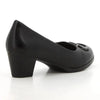 Pierre Cardin Ladies Court - Black Patent