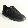 Pierre Cardin Ladies Low Sneaker - Black Nu-Buck