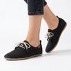Pierre Cardin Ladies Riviera Flats - Black