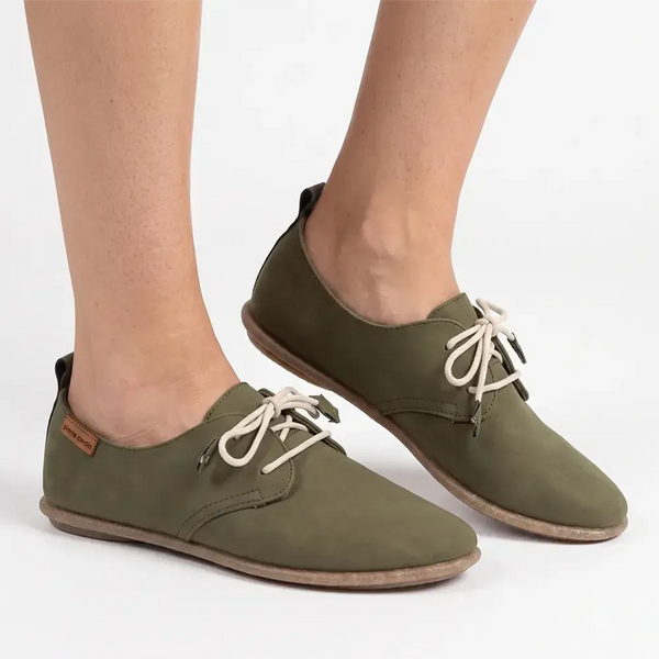 Pierre Cardin Ladies Riviera Flats - Olive