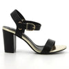 Pierre Cardin Lana Sandal Heel - Black