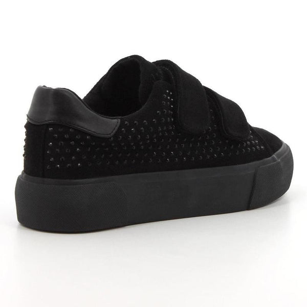 Pierre Cardin Lilou 2 Ladies Platform Velcro Sneaker - Black-Pierre Cardin-Buy shoes online