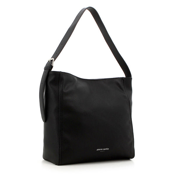 Pierre Cardin Lina Slouch Hobo Bag - Black