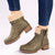 Pierre Cardin Lozere 6 Fur Collar Boot - Olive