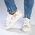 Pierre Cardin Lucienne Floral Lace Up Sneaker - White Multi-Pierre Cardin-Buy shoes online