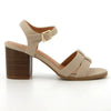Pierre Cardin Luda Sandal Heel - Nude