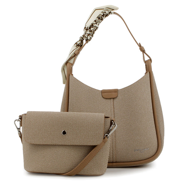 Pierre Cardin Luisa Bucket Bag - Beige