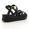 Pierre Cardin Lya Wedge Sandal - Black