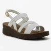 Pierre Cardin Lya Wedge Sandal - White
