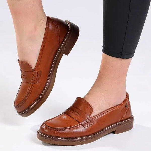 Pierre Cardin Lydie 2 Moccasion With Saddle - Tan