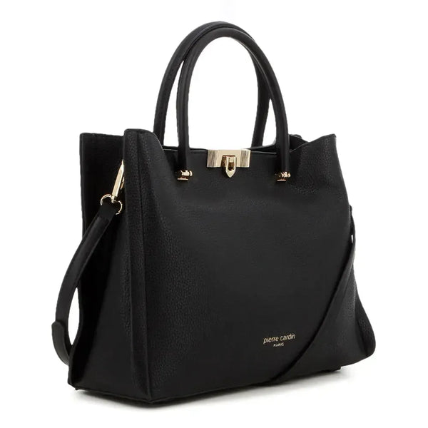 Pierre Cardin Marine Top Handle Bag - Black