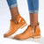 Pierre Cardin Mc Kenna Cut Out Gusset Bootie - Tan