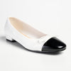 Pierre Cardin Melisse Pump - White / Black-Pierre Cardin-Buy shoes online