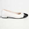 Pierre Cardin Melisse Pump - White / Black-Pierre Cardin-Buy shoes online