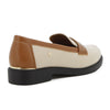 Pierre Cardin Metal Saddle Loafer - Beige Tan