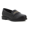 Pierre Cardin Metal Saddle Loafer - Black