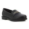Pierre Cardin Metal Saddle Loafer - Black