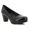 Pierre Cardin Milly Patent Block Heel - Black
