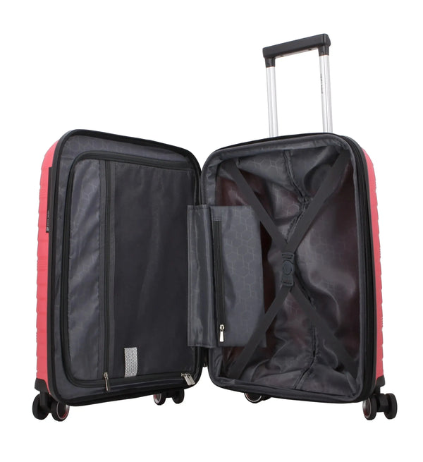 Pierre Cardin Montpellier Hard Case Luggage - Pink