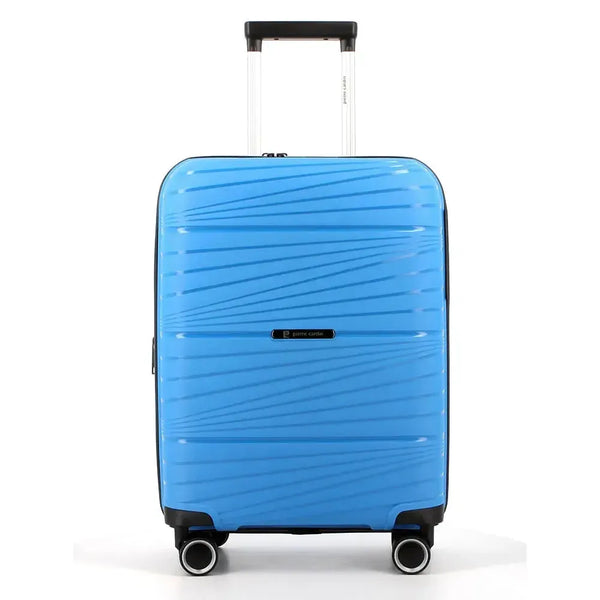 Pierre Cardin Montpellier Hard Case Luggage - Sky Blue