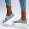 Pierre Cardin Nadine Lace Up Sneaker - Denim-Pierre Cardin-Buy shoes online