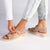 Pierre Cardin Natalia Fashion Wedge Sandals - Nude-Pierre Cardin-Buy shoes online