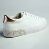 Pierre Cardin Paisley 2 Sneaker - White/Gold-Pierre Cardin-Buy shoes online