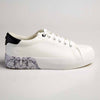 Pierre Cardin Paisley 2 Sneaker - White/Navy-Pierre Cardin-Buy shoes online