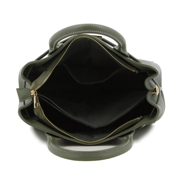 Pierre Cardin Phillipa Satchel Bag - Olive