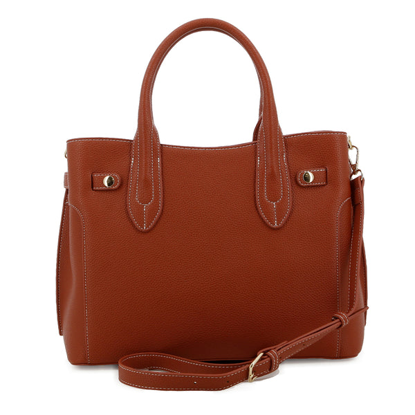 Pierre Cardin Phillipa Satchel Bag - Tan