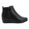 Pierre Cardin Polyana Wedge Ankle Bootie - Black