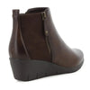Pierre Cardin Polyana Wedge Ankle Bootie - Brown