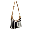 Pierre Cardin Rafiya Crossbody Bag - Navy/White