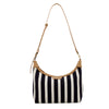 Pierre Cardin Rafiya Crossbody Bag - Navy/White