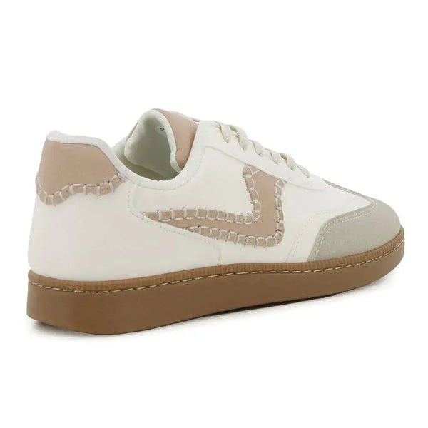 Pierre Cardin Retro 14 Sneaker - Beige Multi