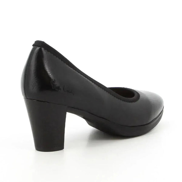 Pierre Cardin Round Toe Court - Black