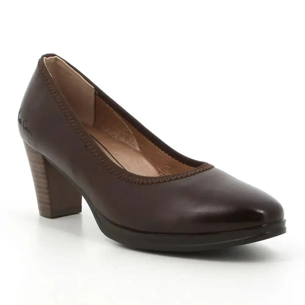 Pierre Cardin Round Toe Court - Brown