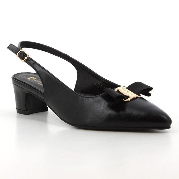 Pierre Cardin Sade Slingback Heels - Black-Pierre Cardin-Buy shoes online