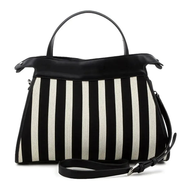 Pierre Cardin Safiya Satchel - Black/White