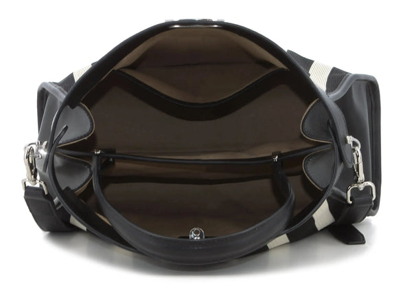 Pierre Cardin Safiya Satchel - Black/White