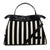 Pierre Cardin Safiya Satchel - Black/White