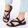 Pierre Cardin Satin Flat Sandals - Black