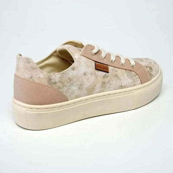 Pierre Cardin Scarlett Printed Sneaker - Beige